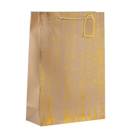 Подарочный пакет "Элегантный штрих", 44*31 см * Рандомный выбор дизайна ᐒ купить на  ❤ Like7km.com.ua