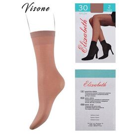 Носки Elizabeth 30 den lycra visone (00107/visone) | 10 пар ᐒ купить на  ❤ Like7km.com.ua