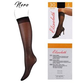 Гольфы Elizabeth 30 den lycra Nero (00109/Nero) | 10 пар ᐒ купить на  ❤ Like7km.com.ua