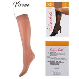 Гольфы Elizabeth 30 den lycra Visone (00109/Visone) | 10 пар ᐒ купить на  ❤ Like7km.com.ua
