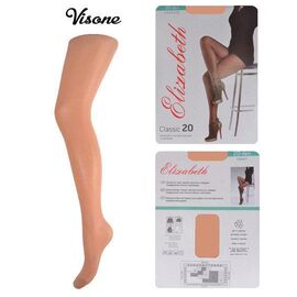 Колготки Elizabeth 20 den classic Visone р.4 (00113) | 5 шт. ᐒ купить на  ❤ Like7km.com.ua