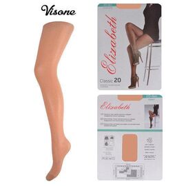 Колготки Elizabeth 20 den classic Visone р.5 (00113) | 5 шт. ᐒ купить на  ❤ Like7km.com.ua