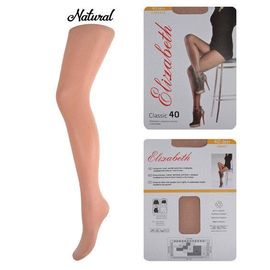 Колготки Elizabeth 40 den classic Natural р.3 (00114) | 5 шт. ᐒ купить на  ❤ Like7km.com.ua