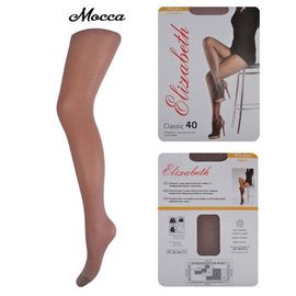 Колготки Elizabeth 40 den classic Mocca р.2 (00114) | 5 шт. ᐒ купить на  ❤ Like7km.com.ua