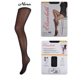 Колготки Elizabeth 40 den classic Nero р.5 (00114) | 5 шт. ᐒ купить на  ❤ Like7km.com.ua