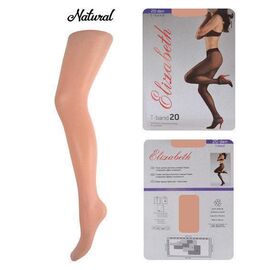 Колготки Elizabeth 20 den t-band Natural р.4 (00115) | 5 шт. ᐒ купить на  ❤ Like7km.com.ua