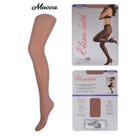 Колготки Elizabeth 20 den t-band Mocca р.2 (00115) | 5 шт. ᐒ купить на  ❤ Like7km.com.ua