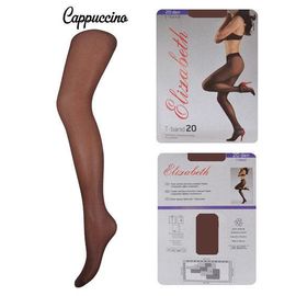 Колготки Elizabeth 20 den t-band Cappuccino р.2 (00115) | 5 шт. ᐒ купить на  ❤ Like7km.com.ua