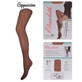 Колготки Elizabeth 20 den classic Cappuccino р.5 (00113) | 5 шт. ᐒ купить на  ❤ Like7km.com.ua
