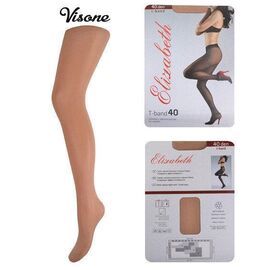 Колготки Elizabeth 40 den t-band Visone р.4 (00116) | 5 шт. ᐒ купить на  ❤ Like7km.com.ua
