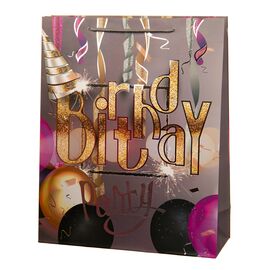Подарочный пакет "Birthday Party" 26 * 10 * 32, изображение 3 ᐒ купить на  ❤ Like7km.com.ua