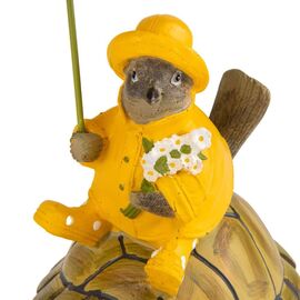 Статуэтка "Turtle with bird", изображение 2 ᐒ купить на  ❤ Like7km.com.ua