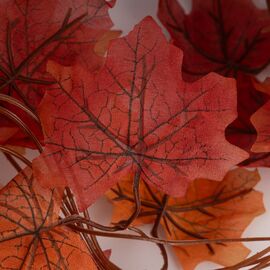 Гирлянда "Кленовые листья", 240 см, изображение 5 ᐒ купить на  ❤ Like7km.com.ua