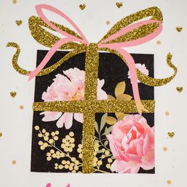 Серия открыток "Flowers" белые с золотым, изображение 4 ᐒ купить на  ❤ Like7km.com.ua