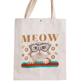 Шоппер "Любознательный кот" ᐒ купить на  ❤ Like7km.com.ua