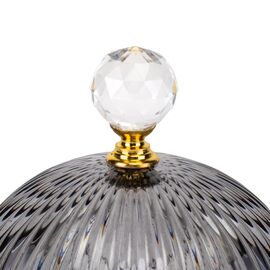 Емкость для хранения "Топаз", серая, 16 см, изображение 2 ᐒ купить на  ❤ Like7km.com.ua