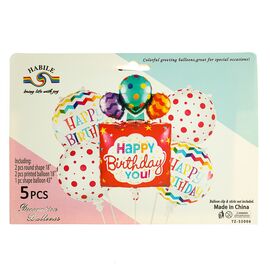 Набор воздушных шаров "Конфети" *рандомный выбор дизайна, изображение 2 ᐒ купить на  ❤ Like7km.com.ua