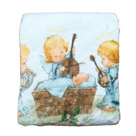 Крыжма (полотенце для крещения) белое с ангелочками, изображение 7 ᐒ купить на  ❤ Like7km.com.ua