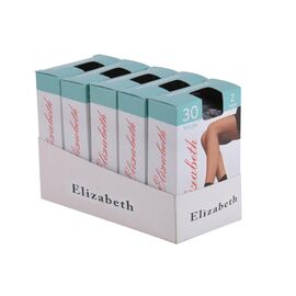 Носки Elizabeth 30 den lycra Nero (00107/Nero) | 10 пар, изображение 2 ᐒ купить на  ❤ Like7km.com.ua