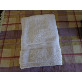 Белые лицевые махровые полотенца 450, изображение 4 ᐒ купить на  ❤ Like7km.com.ua