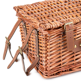 Кошик для пікніка "Атмосфера" на 4 особи, коричневий (0503-021), изображение 5 ᐒ купить на  ❤ Like7km.com.ua