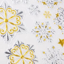 Наклейки "Волшебство снежинок", изображение 2 ᐒ купить на  ❤ Like7km.com.ua