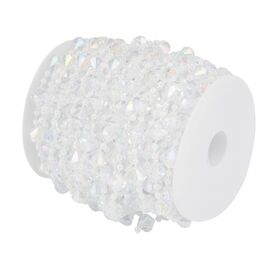 Гирлянда из кристаллов, прозрачная с переливами, 15 м, изображение 3 ᐒ купить на  ❤ Like7km.com.ua