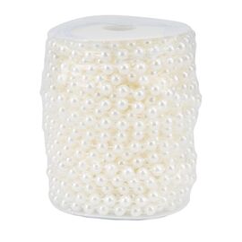 Гирлянда из бусин, белая, 15 м, изображение 2 ᐒ купить на  ❤ Like7km.com.ua