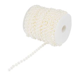 Гирлянда из бусин, белая, 15 м, изображение 4 ᐒ купить на  ❤ Like7km.com.ua