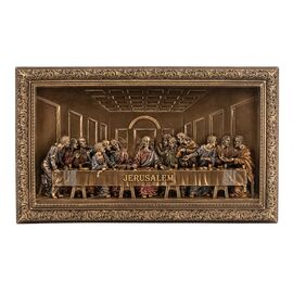 Картина-барельеф "Тайная Вечеря", 27 см VERONESE ᐒ купить на  ❤ Like7km.com.ua