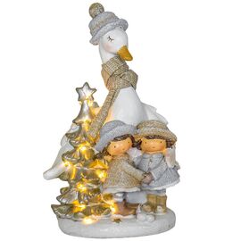 Статуэтка "Новогодний гусь", 16 см, изображение 3 ᐒ купить на  ❤ Like7km.com.ua