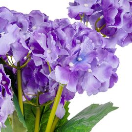 Букет гортензий, 5 бутонов, сиреневый, 52 см, изображение 3 ᐒ купить на  ❤ Like7km.com.ua