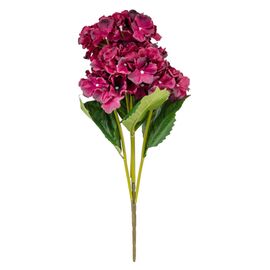 Букет гортензий, 5 бутонов, бордовый, 52 см, изображение 2 ᐒ купить на  ❤ Like7km.com.ua