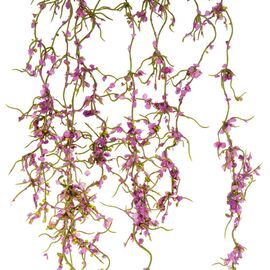 Гирлянда из искусственной зелени, темно-розовая, 120 см, изображение 2 ᐒ купить на  ❤ Like7km.com.ua