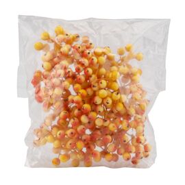 Искусственная веточка с ягодами "Щедрая осень", оранжевая, 4 см, изображение 3 ᐒ купить на  ❤ Like7km.com.ua