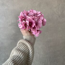 Головка гортензии, лиловая, 16 см, изображение 4 ᐒ купить на  ❤ Like7km.com.ua