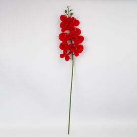 Искусственная орхидея, красная, 95 см, изображение 4 ᐒ купить на  ❤ Like7km.com.ua
