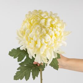 Искусственная хризантема, белая, 91 см, изображение 3 ᐒ купить на  ❤ Like7km.com.ua