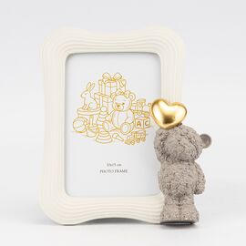Фоторамка "Медвежонок с сердцем", айвори, 15,5*19,5 см ᐒ купить на  ❤ Like7km.com.ua