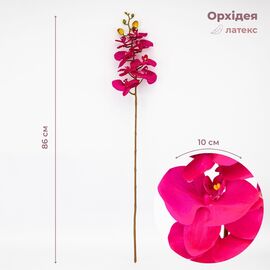 Латексная орхидея, ярко-розовая, 86 см СПАСЕННАЯ ПОЗИЦИЯ ᐒ купить на  ❤ Like7km.com.ua
