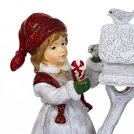 Фигурка  "Девочка с птичками", изображение 2 ᐒ купить на  ❤ Like7km.com.ua