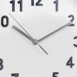 Часы "Небесные черты", бело-серые, 30 см., изображение 2 ᐒ купить на  ❤ Like7km.com.ua