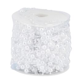 Гирлянда из бусин на леске, белая, 15 м, изображение 2 ᐒ купить на  ❤ Like7km.com.ua