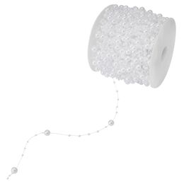Гирлянда из бусин на леске, белая, 15 м, изображение 4 ᐒ купить на  ❤ Like7km.com.ua