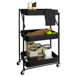 Этажерка металлическая "Пространство", черная, изображение 2 ᐒ купить на  ❤ Like7km.com.ua