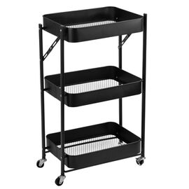 Этажерка металлическая "Пространство", черная, изображение 3 ᐒ купить на  ❤ Like7km.com.ua