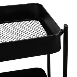 Этажерка металлическая "Пространство", черная, изображение 5 ᐒ купить на  ❤ Like7km.com.ua