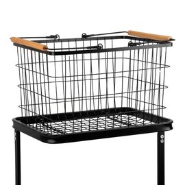 Этажерка металлическая "Гармония Порядка", черная, изображение 5 ᐒ купить на  ❤ Like7km.com.ua