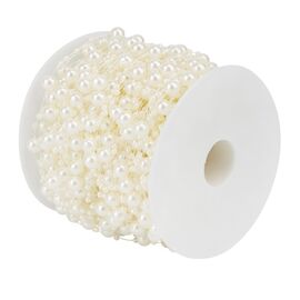 Гирлянда из бусин на леске, кремовая, 15 м, изображение 3 ᐒ купить на  ❤ Like7km.com.ua