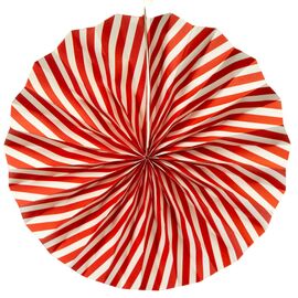 Набор з 6 бумажных вееров ,  красный, изображение 2 ᐒ купить на  ❤ Like7km.com.ua
